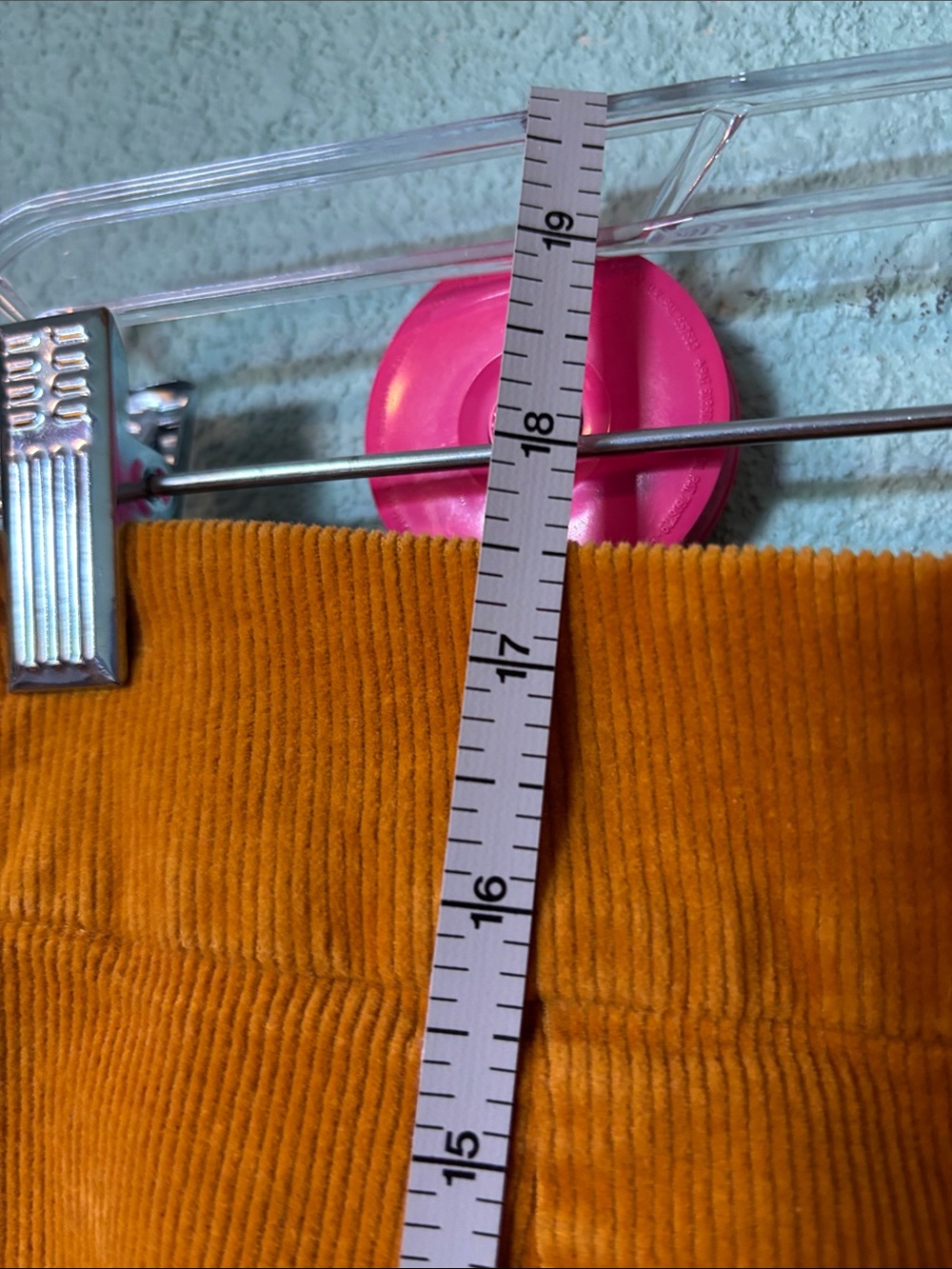 Banana Republic Corduroy Mini Skirt in Mustard Yellow, size 4 - like new - Picture 4 of 5